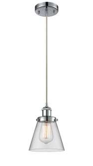 Cone - 1 Light - 6 inch - Polished Chrome - Cord hung - Mini Pendant (3442|916-1P-PC-G62)