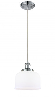 Bell - 1 Light - 8 inch - Polished Chrome - Cord hung - Mini Pendant (3442|916-1P-PC-G71)