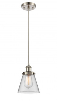 Cone - 1 Light - 6 inch - Brushed Satin Nickel - Cord hung - Mini Pendant (3442|916-1P-SN-G62)