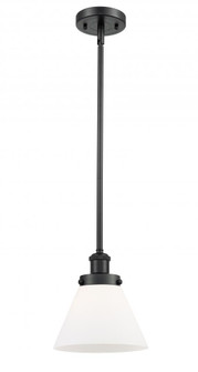 Cone - 1 Light - 8 inch - Matte Black - Mini Pendant (3442|916-1S-BK-G41)