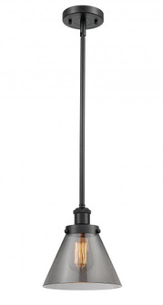 Cone - 1 Light - 8 inch - Matte Black - Mini Pendant (3442|916-1S-BK-G43-LED)