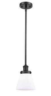 Cone - 1 Light - 6 inch - Matte Black - Mini Pendant (3442|916-1S-BK-G61-LED)