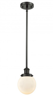 Beacon - 1 Light - 6 inch - Oil Rubbed Bronze - Mini Pendant (3442|916-1S-OB-G201-6)