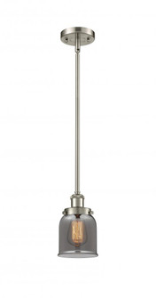 Bell - 1 Light - 5 inch - Brushed Satin Nickel - Mini Pendant (3442|916-1S-SN-G53)
