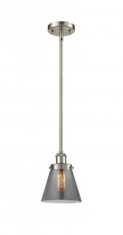 Cone - 1 Light - 6 inch - Brushed Satin Nickel - Mini Pendant (3442|916-1S-SN-G63)