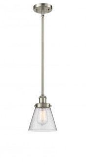 Cone - 1 Light - 6 inch - Brushed Satin Nickel - Mini Pendant (3442|916-1S-SN-G64)