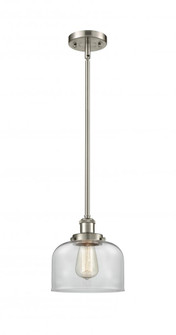 Bell - 1 Light - 8 inch - Brushed Satin Nickel - Mini Pendant (3442|916-1S-SN-G72)