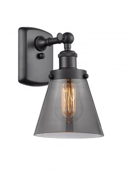 Cone - 1 Light - 6 inch - Matte Black - Sconce (3442|916-1W-BK-G63-LED)