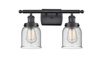 Bell - 2 Light - 16 inch - Matte Black - Bath Vanity Light (3442|916-2W-BK-G54-LED)
