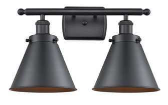 Appalachian - 2 Light - 16 inch - Matte Black - Bath Vanity Light (3442|916-2W-BK-M13)
