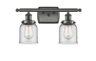 Bell - 2 Light - 16 inch - Oil Rubbed Bronze - Bath Vanity Light (3442|916-2W-OB-G52-LED)