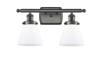 Cone - 2 Light - 16 inch - Oil Rubbed Bronze - Bath Vanity Light (3442|916-2W-OB-G61)