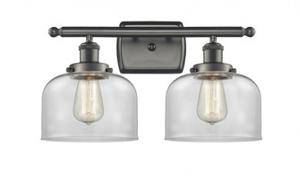 Bell - 2 Light - 18 inch - Oil Rubbed Bronze - Bath Vanity Light (3442|916-2W-OB-G72)