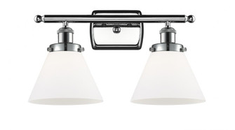 Cone - 2 Light - 18 inch - Polished Chrome - Bath Vanity Light (3442|916-2W-PC-G41-LED)
