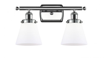 Cone - 2 Light - 16 inch - Polished Chrome - Bath Vanity Light (3442|916-2W-PC-G61-LED)