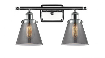 Cone - 2 Light - 16 inch - Polished Chrome - Bath Vanity Light (3442|916-2W-PC-G63)