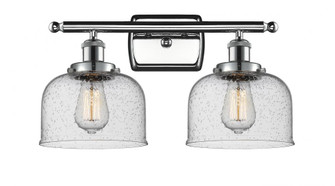Bell - 2 Light - 18 inch - Polished Chrome - Bath Vanity Light (3442|916-2W-PC-G74-LED)