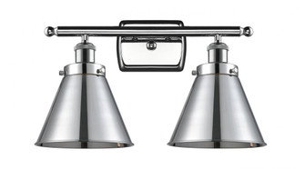 Appalachian - 2 Light - 16 inch - Polished Chrome - Bath Vanity Light (3442|916-2W-PC-M13-PC-LED)