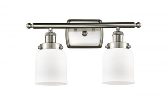 Bell - 2 Light - 16 inch - Brushed Satin Nickel - Bath Vanity Light (3442|916-2W-SN-G51-LED)