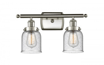 Bell - 2 Light - 16 inch - Brushed Satin Nickel - Bath Vanity Light (3442|916-2W-SN-G54-LED)