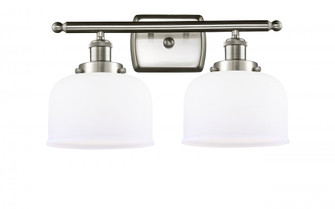 Bell - 2 Light - 18 inch - Brushed Satin Nickel - Bath Vanity Light (3442|916-2W-SN-G71)