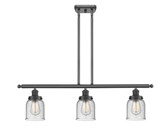 Bell - 3 Light - 36 inch - Matte Black - Stem Hung - Island Light (3442|916-3I-BK-G54)