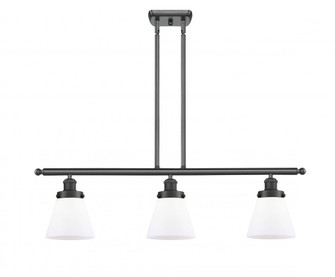 Cone - 3 Light - 36 inch - Matte Black - Stem Hung - Island Light (3442|916-3I-BK-G61)