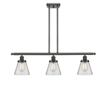 Cone - 3 Light - 36 inch - Oil Rubbed Bronze - Stem Hung - Island Light (3442|916-3I-OB-G62)
