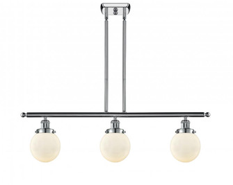 Beacon - 3 Light - 36 inch - Polished Chrome - Stem Hung - Island Light (3442|916-3I-PC-G201-6-LED)