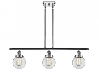 Beacon - 3 Light - 36 inch - Polished Chrome - Stem Hung - Island Light (3442|916-3I-PC-G202-6)