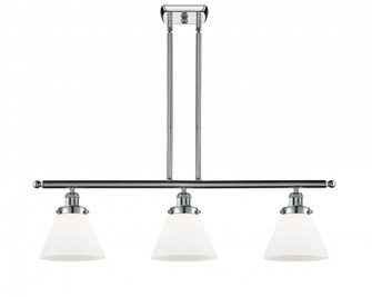 Cone - 3 Light - 36 inch - Polished Chrome - Stem Hung - Island Light (3442|916-3I-PC-G41-LED)