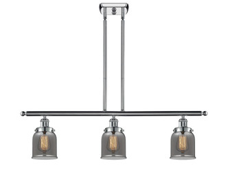 Bell - 3 Light - 36 inch - Polished Chrome - Stem Hung - Island Light (3442|916-3I-PC-G53)
