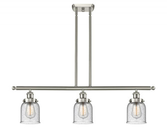 Bell - 3 Light - 36 inch - Brushed Satin Nickel - Stem Hung - Island Light (3442|916-3I-SN-G54)