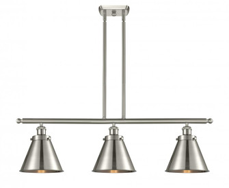 Appalachian - 3 Light - 36 inch - Brushed Satin Nickel - Stem Hung - Island Light (3442|916-3I-SN-M13-SN-LED)