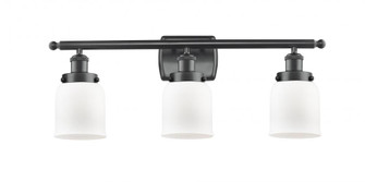 Bell - 3 Light - 26 inch - Matte Black - Bath Vanity Light (3442|916-3W-BK-G51)