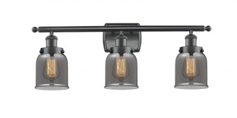 Bell - 3 Light - 26 inch - Matte Black - Bath Vanity Light (3442|916-3W-BK-G53-LED)