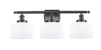 Bell - 3 Light - 28 inch - Matte Black - Bath Vanity Light (3442|916-3W-BK-G71-LED)