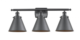 Appalachian - 3 Light - 26 inch - Matte Black - Bath Vanity Light (3442|916-3W-BK-M13)