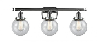 Beacon - 3 Light - 26 inch - Polished Chrome - Bath Vanity Light (3442|916-3W-PC-G204-6-LED)