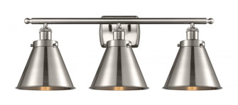 Appalachian - 3 Light - 26 inch - Brushed Satin Nickel - Bath Vanity Light (3442|916-3W-SN-M13-SN)
