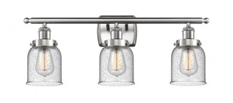 Bell - 3 Light - 26 inch - Brushed Satin Nickel - Bath Vanity Light (3442|916-3W-SN-G54-LED)
