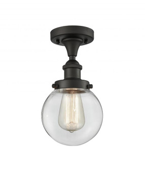 Beacon - 1 Light - 6 inch - Oil Rubbed Bronze - Semi-Flush Mount (3442|916-1C-OB-G202-6)