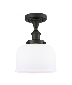 Bell - 1 Light - 8 inch - Oil Rubbed Bronze - Semi-Flush Mount (3442|916-1C-OB-G71-LED)