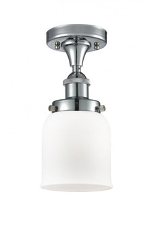 Bell - 1 Light - 5 inch - Polished Chrome - Semi-Flush Mount (3442|916-1C-PC-G51)