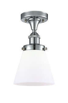 Cone - 1 Light - 6 inch - Polished Chrome - Semi-Flush Mount (3442|916-1C-PC-G61-LED)