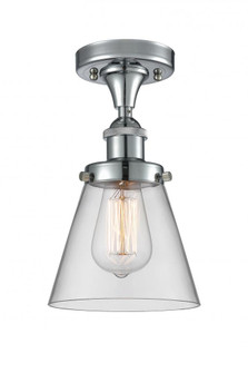 Cone - 1 Light - 6 inch - Polished Chrome - Semi-Flush Mount (3442|916-1C-PC-G62-LED)
