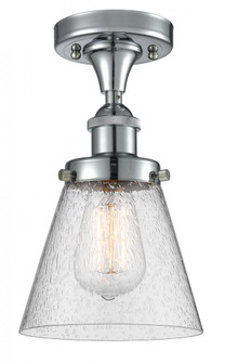 Cone - 1 Light - 6 inch - Polished Chrome - Semi-Flush Mount (3442|916-1C-PC-G64-LED)