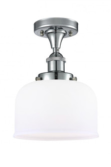 Bell - 1 Light - 8 inch - Polished Chrome - Semi-Flush Mount (3442|916-1C-PC-G71-LED)