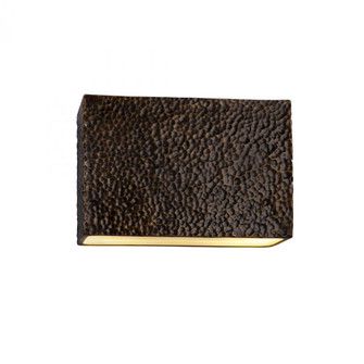 Large ADA Wide Rectangle LED Wall Sconce - Open Top & Bottom (254|CER-5655-HMBR-LED2-2000)