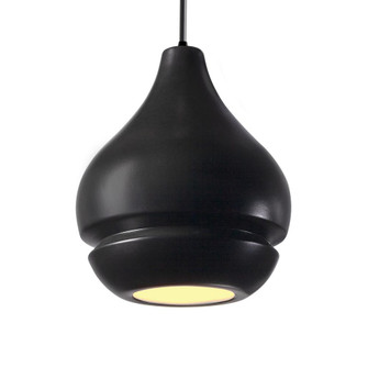 Arabesque 1-Light LED Pendant (254|CER-6400-CRB-MBLK-BKCD-LED1-700)